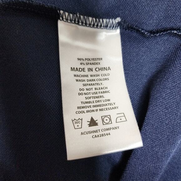 FootJoy Navy With Purple Golf Polo Size XL BearTrap Dunes Embroidery - Picture 4 of 9